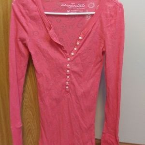 Aeropostale long sleeve pink shirt